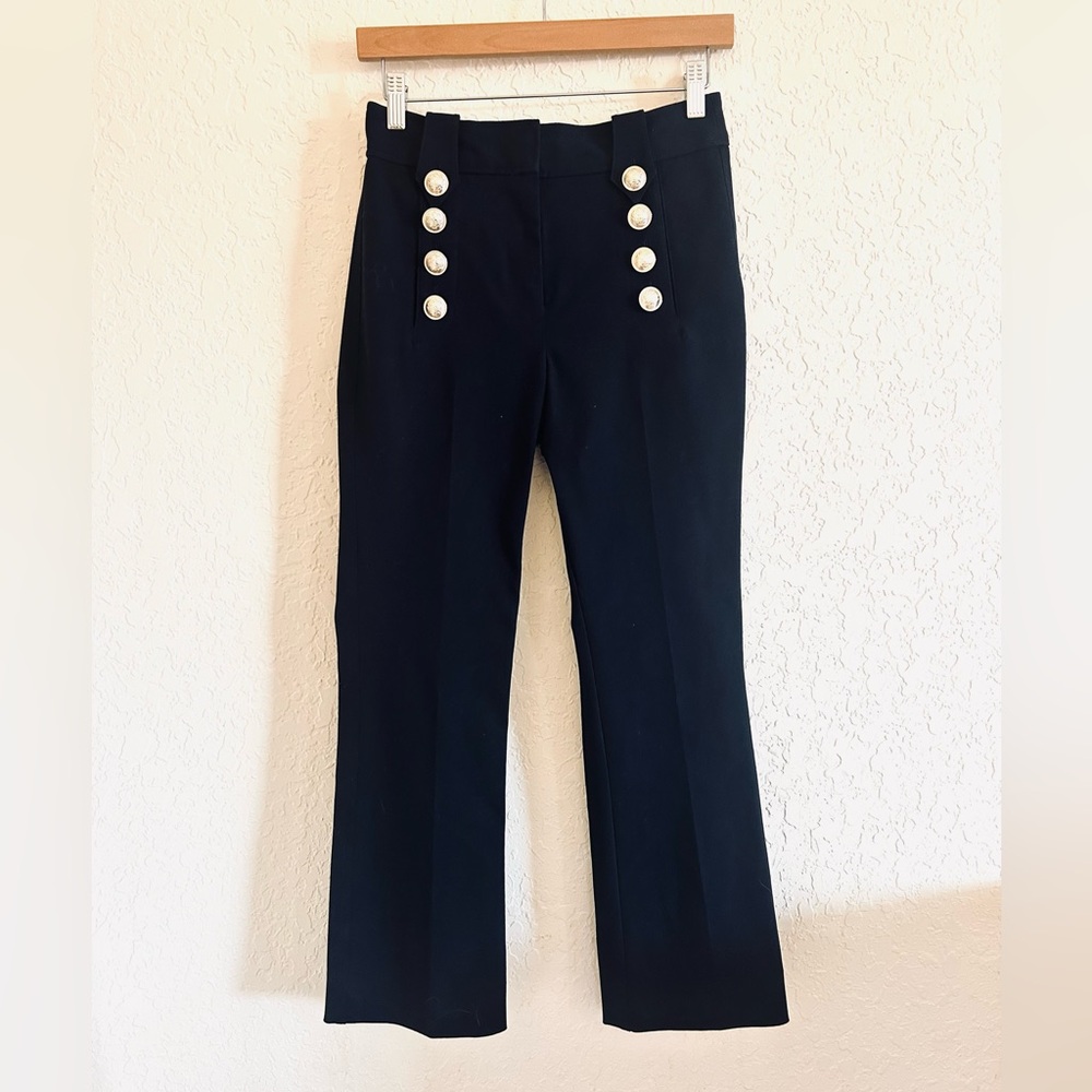 NWT Derek Lamb 10 Crosby Robertson Flare Crop Trouser - Picture 6 of 15